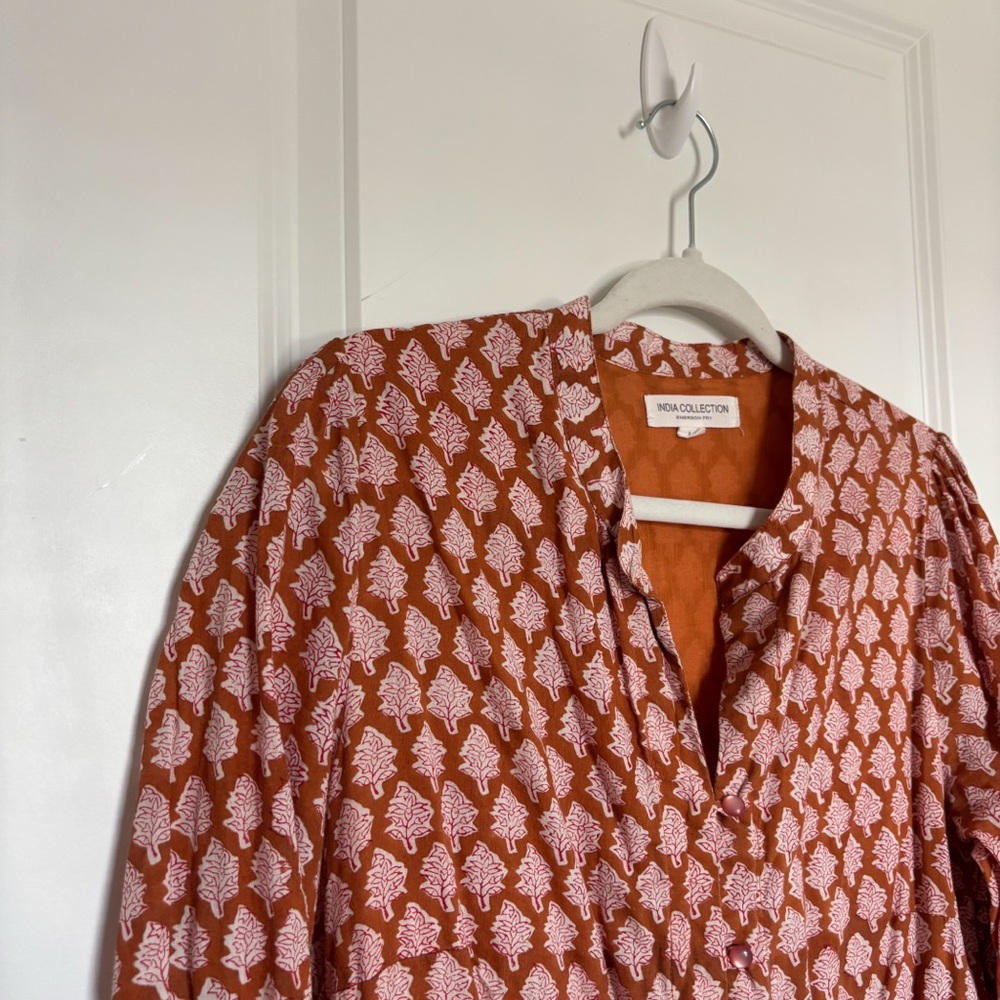 Emerson Fry India Collection Frances Dress Maxi Gigi Print - Picture 8 of 8